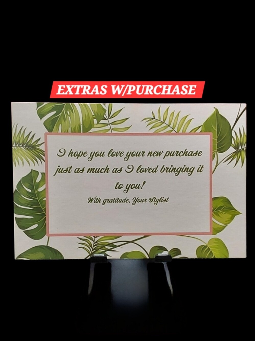 25ct. 4x6 Floral Thank You Cards Bonus 3 Random Polymailers ✨️PRICE FIRM✨️